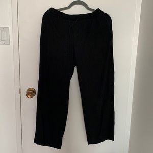 Old Navy black linen pants - petite M